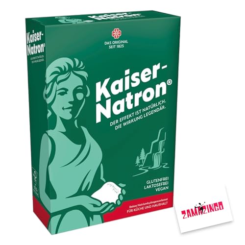 Kaiser Natron Pulver 1 x 250g | Reines Natriumhydrogencarbonat für Küche und Haushalt, Pulver, Glutenfrei, Vegan, Laktosefrei von Zama4Zingo