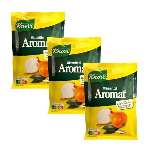 Knorr Aromat Nachfüllbeutel 100g - Natürliches Würzmittel ohne Konservierungsstoffe | Vielseitig zum Würzen und Verfeinern (3er Pack) von Zama4Zingo