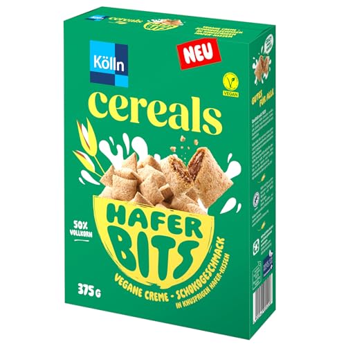 Kölln Cereals Vegan Vanille Creme Hafer Bits 375g | 51% Vollkorn, Reich an Ballaststoffen | Knuspriges Frühstückserlebnis (7er Pack) von Zama4Zingo