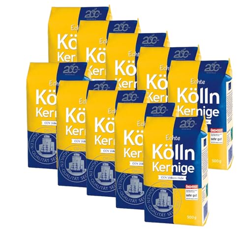 Kölln Haferflocken 500g | Kernige Köllnflocken, Vegan, Reich an Ballaststoffen, Vollkornhaferflocken (Kernige Flocken, 10er Pack) von Zama4Zingo