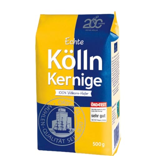 Kölln Haferflocken 500g | Kernige Köllnflocken, Vegan, Reich an Ballaststoffen, Vollkornhaferflocken (Kernige Flocken, 1er Pack) von Zama4Zingo