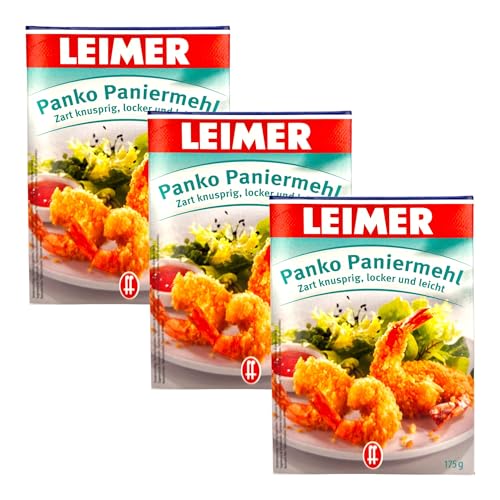 Leimer Panko Paniermehl Packung 175g | Zart Knusprig, Locker und Leicht | Perfekt für Knuspriges - Vielseitige Panade (3er Pack) von Zama4Zingo