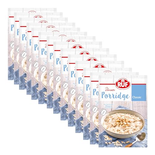 RUF Porridge Classic Haferflocken Frühstück 65g (13er Karton Pack) | Ideale Hafermahlzeit für den perfekten Start in den Tag von Zama4Zingo