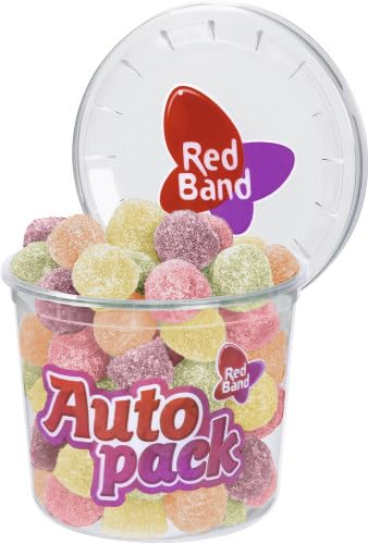 Red Band Auto pack Gezuckerte Weich-Gummi-Kugeln mit Fruchtgeschmack 200g (Gezuckerte Weichgummi) von Zama4Zingo