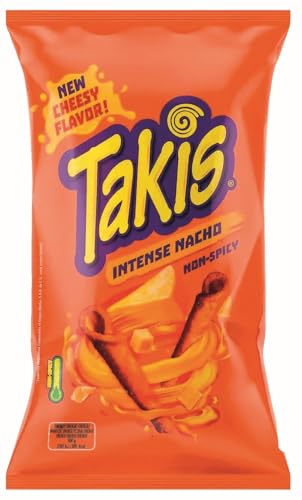 Takis Intense Nacho Non-Spicy New Cheesy Geschmack 100g (1er Pack) von Zama4Zingo