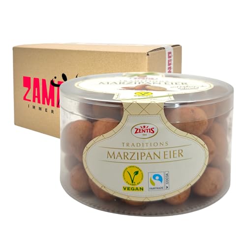 Zentis Marzipan Kartoffeln 500g | mit Kakaopuder verfeinert | Vegan und Fairtrade Schokolade (1er Pack) von Zama4Zingo