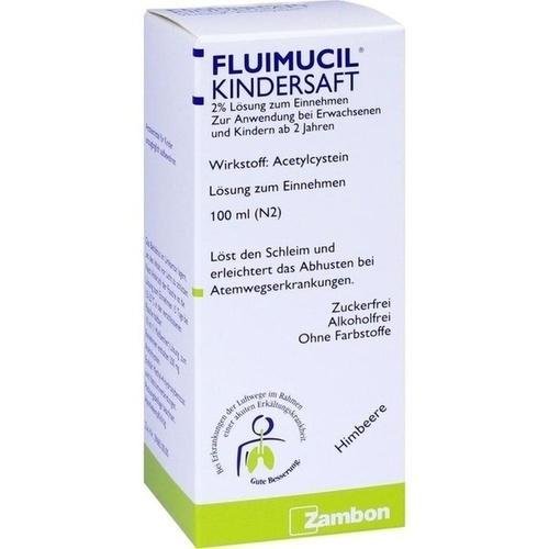 Zambon FLUIMUCIL Himbeere Kindersaft 100ml Flasche 1 Stk Zambon FLUIMUCIL Himbeere Kindersaft 100ml Flasche 1 Stk von Zambon