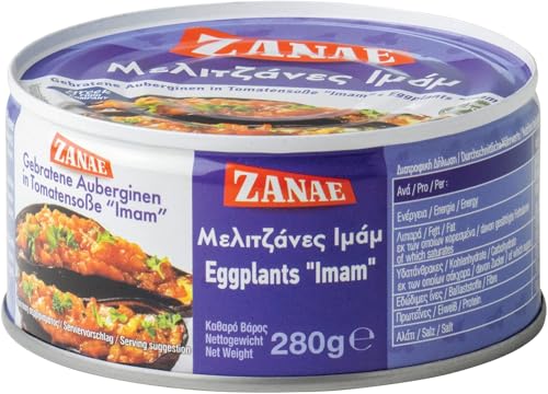 Zanae Auberginen in Tomatensoße (1 x 280 g Packung) von Zanae