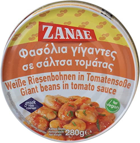Zanae Dicke weiße Bohnen, in l , 1er Pack (1 x 280 g Packung) von ZANAE