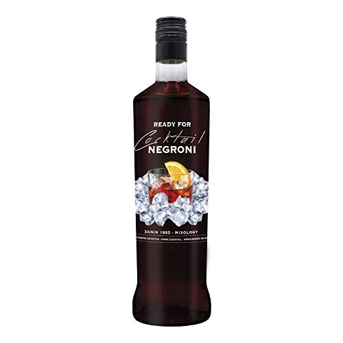 Zanin Cocktail Negroni 0,7l mit 25% vol. - Genussvoller italienischer Aperitif -"Ready to Drink" von Zanin 1895