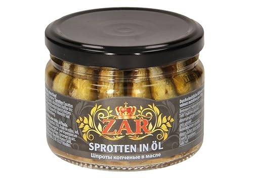 Zar Geräucherte Sprotten in Pflanzenöl 250g von Zar
