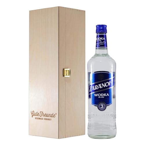 Zaranoff Wodka mit Geschenk-Holzkiste von Zaranoff