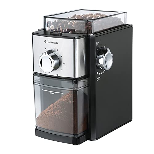 Zassenhaus Elektrische Kaffeemühle KINGSTON STEEL automatische Mühle Zassenhaus Elektrische Kaffeemühle KINGSTON STEEL automatische Mühle von Zassenhaus