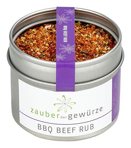 Zauber der Gewürze BBQ Beef Rub, BBQ Rub, Marinade für Fleisch, Gewürzmischung zum Grillen - der Aroma-Booster für Steaks & Co., 70 g von Zauber der Gewürze
