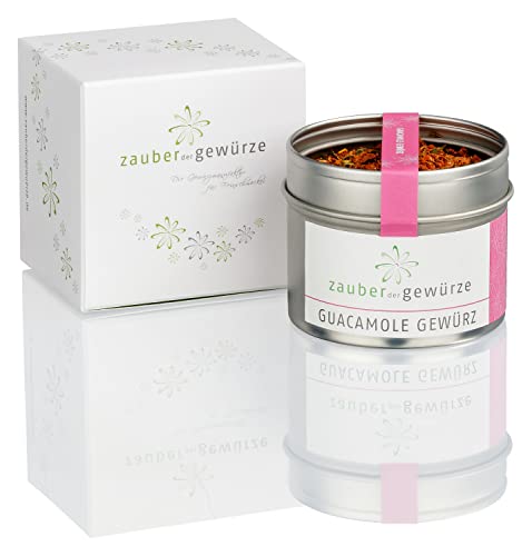 Zauber der Gewürze Guacamole Gewürz 1-er Geschenkbox | Gewürze Geschenkset mit einer mexikanischen Gewürzmischung in Premiumqualität, als Geschenk für Hobbyköche & Genießer, 50 g von Zauber der Gewürze