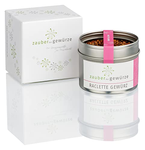 Zauber der Gewürze Raclette Gewürz 1-er Geschenkbox | Gewürze Geschenkset mit einem besonderen Gewürz in Premiumqualität, als Geschenk für Hobbyköche & Genießer, 50 g von Zauber der Gewürze