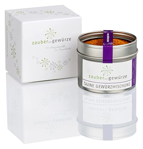 Zauber der Gewürze Tajine 1-er Geschenkbox | Gewürze Geschenkset mit einem orientalischen Gewürz in Premiumqualität, als Geschenk für Hobbyköche & Genießer, 50 g von Zauber der Gewürze