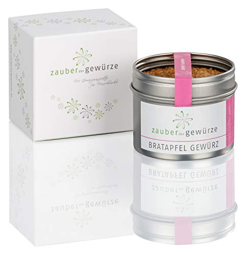Zauber der Gewürze Bratapfel Gewürz 1-er Geschenkbox | Gewürze Geschenkset mit einem winterlichen Gewürz in Premiumqualität, als Geschenk für Hobbyköche & Genießer, 100 g von Zauber der Gewürze