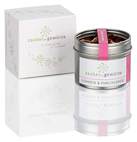 Zauber der Gewürze Glühweingewürz 1-er Geschenkbox | Gewürze Geschenkset mit einer besonderen Gewürzmischung für Glühwein und Punsch, als Geschenk für Hobbyköche & Genießer, 40 g von Zauber der Gewürze