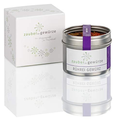 Zauber der Gewürze Rührei Gewürz 1-er Geschenkbox | Gewürze Geschenkset mit einem besonderen Gewürz in Premiumqualität, als Geschenk für Hobbyköche & Genießer, 50 g von Zauber der Gewürze