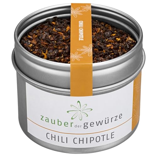 Zauber der Gewürze Chili Chipotle – rauchig-scharfe Chili Chipotle Flocken, aromatische Chilispezialität, ideal für BBQ, Tex-Mex & Chili-Gerichte, Rubs und Eintöpfe, 50 g Zauber der Gewürze Chili Chipotle – rauchig-scharfe Chili Chipotle Flocken, aromatische Chilispezialität, ideal für BBQ, Tex-Mex & Chili-Gerichte, Rubs und Eintöpfe, 50 g von Zauber der Gewürze