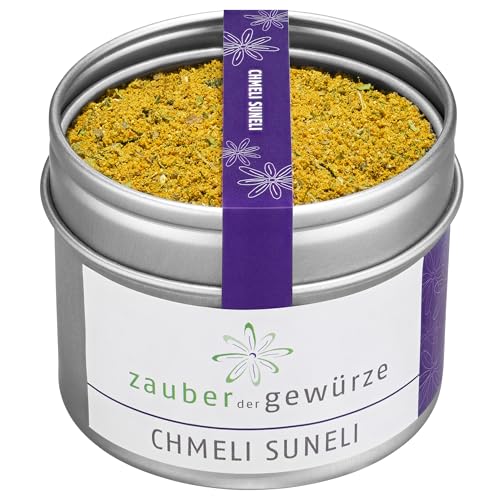 Zauber der Gewürze Chmeli Suneli, georgische Gewürzmischung zum Verfeinern von Eintöpfen, Fleisch, Saucen und Reisgerichten, 40 g Zauber der Gewürze Chmeli Suneli, georgische Gewürzmischung zum Verfeinern von Eintöpfen, Fleisch, Saucen und Reisgerichten, 40 g von Zauber der Gewürze