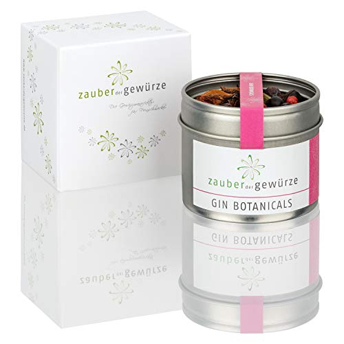 Zauber der Gewürze Gin Botanicals 1-er Geschenkbox | Gewürze Geschenkset mit einem Gin Gewürz in Premiumqualität, als Geschenk für Hobbyköche & Genießer, 40 g von Zauber der Gewürze