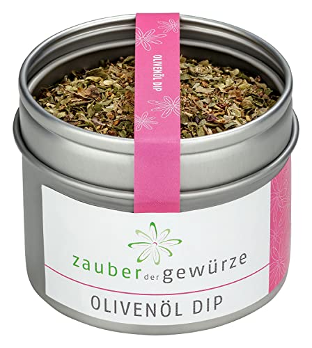 Zauber der Gewürze Olivenöl Dip – Mediterrane Gewürzmischung zum Dippen mit Olivenöl, auch für Marinaden & Antipasti, 30 g von Zauber der Gewürze