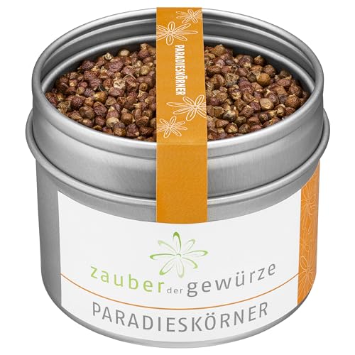 Zauber der Gewürze Paradieskörner ganz – Guineapfeffer, Meleguetapfeffer, Malagettapfeffer für Lamm, Schmorgerichte, Gemüse, Geflügel, Kartoffeln, Reis und Fisch, 75 g Zauber der Gewürze Paradieskörner ganz – Guineapfeffer, Meleguetapfeffer, Malagettapfeffer für Lamm, Schmorgerichte, Gemüse, Geflügel, Kartoffeln, Reis und Fisch, 75 g von Zauber der Gewürze
