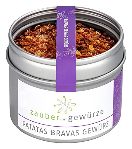 Zauber der Gewürze Patatas Bravas Gewürz | spanische Gewürzmischung für pikante Kartoffel-Würfel Patatas Bravas und Patatas Bravas Dip, Kartoffel-Gewürz, Tapas-Gewürz, Premium-Qualität, 85 g Zauber der Gewürze Patatas Bravas Gewürz | spanische Gewürzmischung für pikante Kartoffel-Würfel Patatas Bravas und Patatas Bravas Dip, Kartoffel-Gewürz, Tapas-Gewürz, Premium-Qualität, 85 g von Zauber der Gewürze