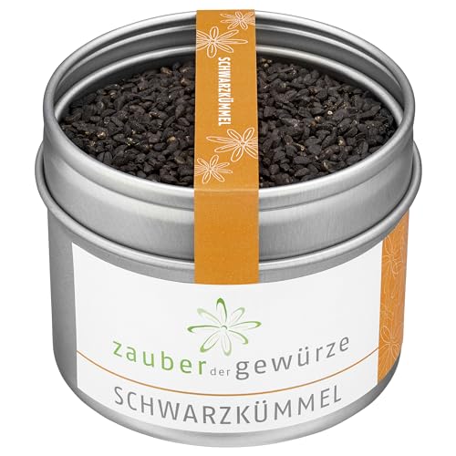 Zauber der Gewürze Schwarzkümmel – Schwarzer Kümmel als Brotgewürz für Fladenbrot, für Salate, Eintöpfe und orientalische Gerichte, 65 g Zauber der Gewürze Schwarzkümmel – Schwarzer Kümmel als Brotgewürz für Fladenbrot, für Salate, Eintöpfe und orientalische Gerichte, 65 g von Zauber der Gewürze