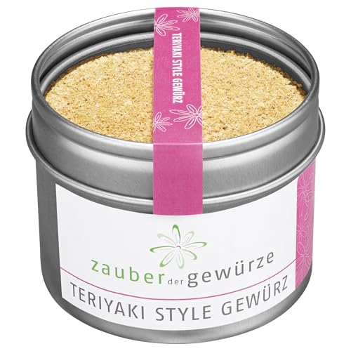 Zauber der Gewürze Teriyaki Style Gewürz – süß-würzige Teriyaki Gewürzmischung mit feinem Umami-Geschmack für Teriyaki Grill Gerichte, Fleisch, Fisch, Tofu, Gemüse und Wok, 75 g Zauber der Gewürze Teriyaki Style Gewürz – süß-würzige Teriyaki Gewürzmischung mit feinem Umami-Geschmack für Teriyaki Grill Gerichte, Fleisch, Fisch, Tofu, Gemüse und Wok, 75 g von Zauber der Gewürze