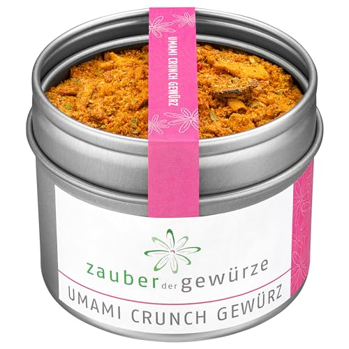 Zauber der Gewürze Umami Crunch Gewürz - intensiver Geschmacksbooster, vielseitig einsetzbar, 65 g von Zauber der Gewürze