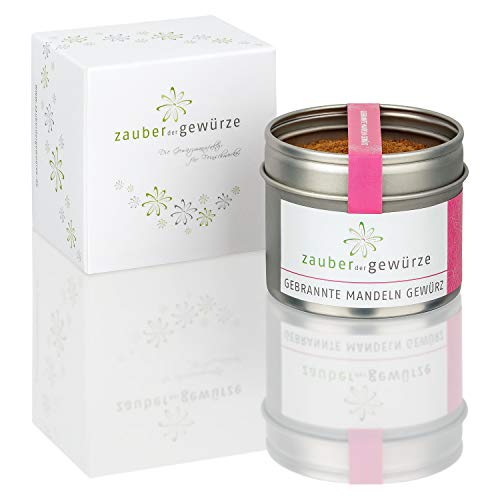 Zauber der Gewürze Gebrannte Mandeln Gewürz 1-er Geschenkbox | Gewürze Geschenkset mit einem winterlichen Gewürz in Premiumqualität, als Geschenk für Hobbyköche & Genießer, 50 g Zauber der Gewürze Gebrannte Mandeln Gewürz 1-er Geschenkbox | Gewürze Geschenkset mit einem winterlichen Gewürz in Premiumqualität, als Geschenk für Hobbyköche & Genießer, 50 g von Zauber der Gewürze