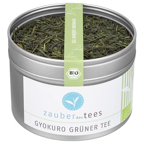 Zauber des Tees Gyokuro Grüner Tee Bio Japan – Japanischer Premium grüner Tee lose, Gyokuro Tee original aus Japan, 105 g von Zauber des Tees