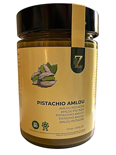 Authentischer marokkanischer Gourmet-Aufstrich, Amlou Pistazie mit Arganöl und Orangenblütenhonig, 400 g Authentischer marokkanischer Gourmet-Aufstrich, Amlou Pistazie mit Arganöl und Orangenblütenhonig, 400 g von Zayti