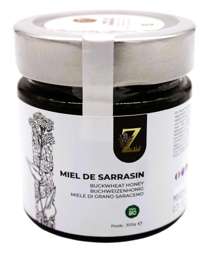 Buchweizenhonig – Topf mit 300 g – 100 % natürlich, aus den bretonischen Regionen Frankreichs geerntet, ein reiner und einzigartiger Honig. Buchweizenhonig – Topf mit 300 g – 100 % natürlich, aus den bretonischen Regionen Frankreichs geerntet, ein reiner und einzigartiger Honig. von Zayti