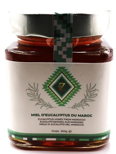 Eukalyptushonig aus Marokko 300 g, 100% natürlich, geerntet in der Region Souss Massa Draa, ein seltener und einzigartiger Honig von Zayti