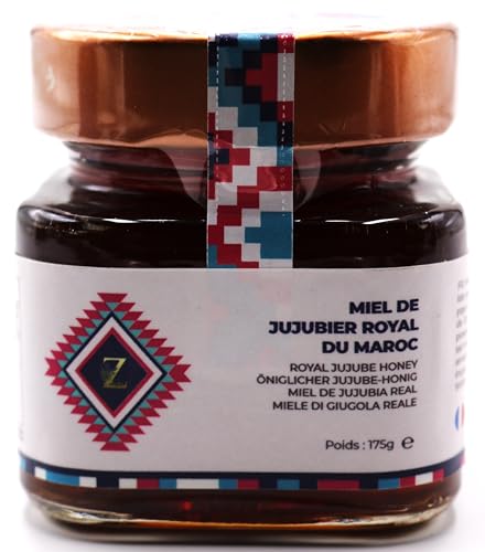 Honig Jujubier Royal de Marokko 175 g – ein seltener und einzigartiger Honig – 100 % natürlich, geerntet in der Region Souss Massa Draa von Zayti