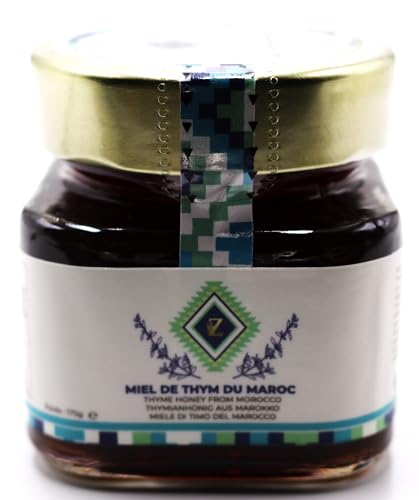 Zayti Honig aus marokkanischem Thymian, 175 g – ein seltener und einzigartiger Honig – 100 % natürlich, geerntet in der Region Souss Massa Draa Zayti Honig aus marokkanischem Thymian, 175 g – ein seltener und einzigartiger Honig – 100 % natürlich, geerntet in der Region Souss Massa Draa von Zayti