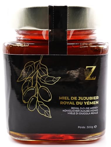Königlicher Jujubierhonig aus dem Jemen 300 g, ein seltener und einzigartiger Honig – 100% natürlich, ohne Konservierungsstoffe. Königlicher Jujubierhonig aus dem Jemen 300 g, ein seltener und einzigartiger Honig – 100% natürlich, ohne Konservierungsstoffe. von Zayti