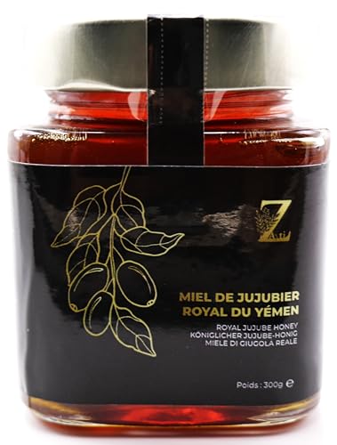 Königlicher Jujubierhonig aus dem Jemen 300 g, ein seltener und einzigartiger Honig – 100% natürlich, ohne Konservierungsstoffe. von Zayti