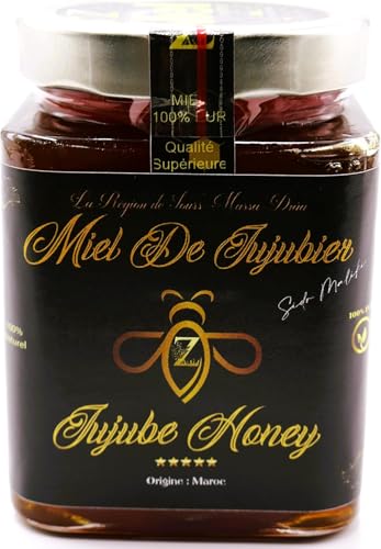 Sidr Maliky Jujubeer-Honig aus Marokko, 100 % natürlich, 500 g Sidr Maliky Jujubeer-Honig aus Marokko, 100 % natürlich, 500 g von Zayti