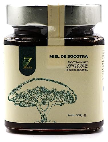 Socotra Honig 300 g – authentisch und weniger süß, ein Wunder der geheimnisvollen Insel Socotra, ideal für Diabetiker von Zayti