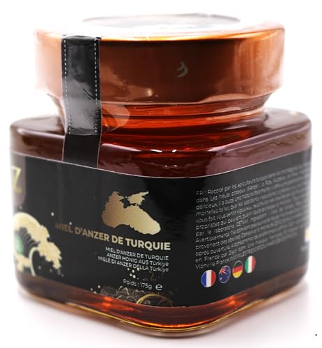 Zayti Türkischer Anzer Honig 175 g – ein seltener und einzigartiger Honig – 100 % natürlich, geerntet in der Schwarzmeerregion. von Zayti