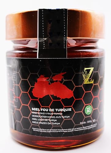 Verrückter Honig – Mad Honey – 100 % rein & roh, | medizinischer Honig | feinste Qualität | verrückter Honig aus der Türkei 130 g von Zayti