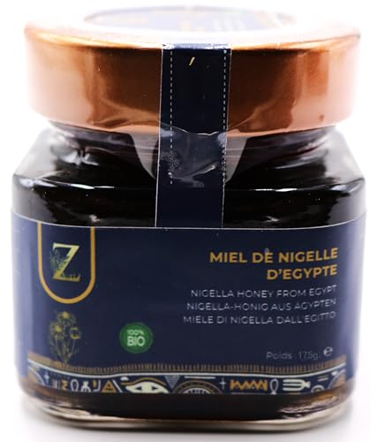 Zayti Honig aus ägyptischem Schwarzkümmel, 175 g, ein seltener und einzigartiger Honig – 100 % natürlich, geerntet in der Region des Nildelta. Zayti Honig aus ägyptischem Schwarzkümmel, 175 g, ein seltener und einzigartiger Honig – 100 % natürlich, geerntet in der Region des Nildelta. von Zayti