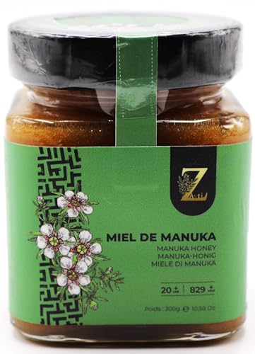 Zayti Manukahonig MGO 829+ / UMF 20+ | aktiv und roh | Made in Neuseeland | Zertifiziert Methylglyoxal Gehalt | 300 g Zayti Manukahonig MGO 829+ / UMF 20+ | aktiv und roh | Made in Neuseeland | Zertifiziert Methylglyoxal Gehalt | 300 g von Zayti