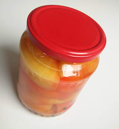 Apfelpaprika geschnitten aus Kalocsa 720ml sauer eingelegtes aus Ungarn handarbeit Manufakturware (Scharf - mittelscharf) von KDJMDL
