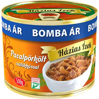 Szegedi Paprika ZRt. Pansen Gulasch mit Schweinshaxe aus Ungarn Házias izek Hausmacher Geschmack Pacalpörkölt Kutteln Szegedi Paprika ZRt. Pansen Gulasch mit Schweinshaxe aus Ungarn Házias izek Hausmacher Geschmack Pacalpörkölt Kutteln von Szegedi Paprika Zrt.